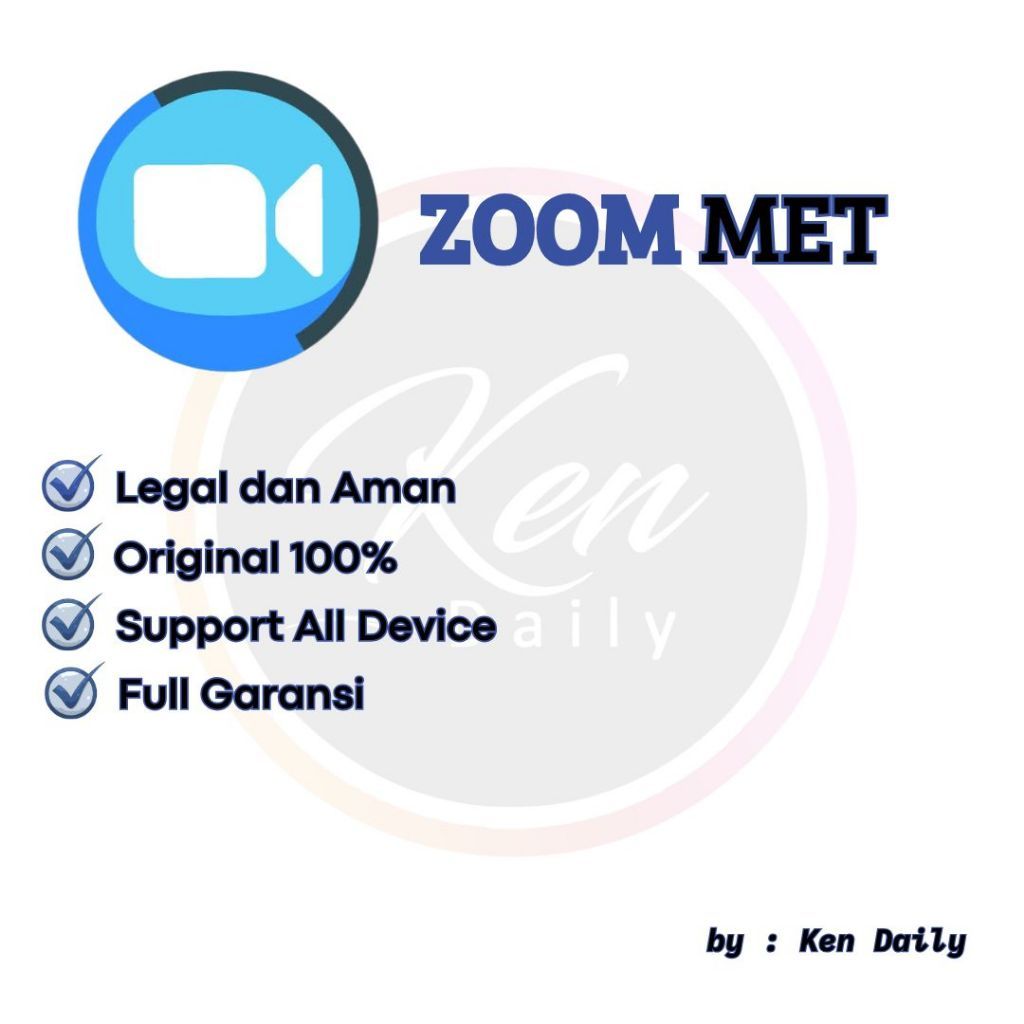 PREMIUM ZOOM MET PRO 1 BULAN BERGARANSI TERMURAH