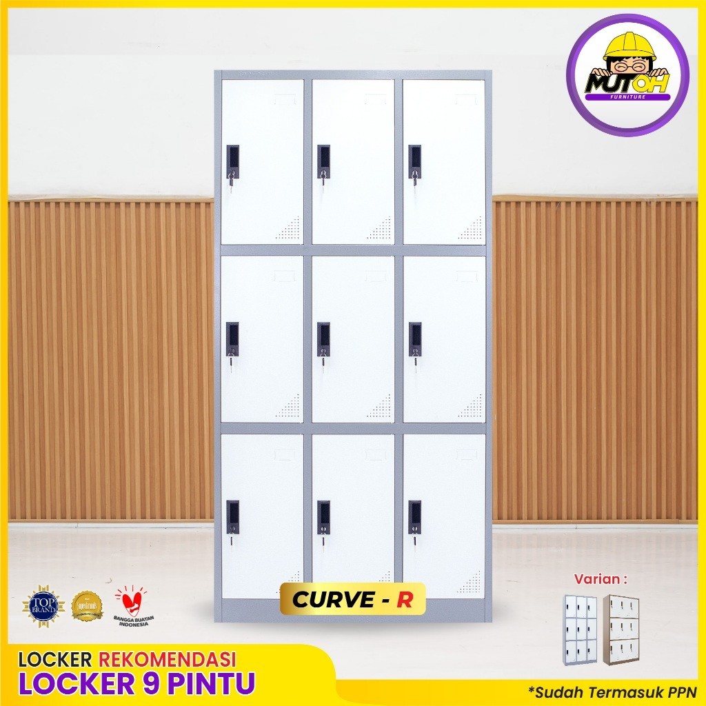 MUTOH REKOMENDASI | Loker besi 9 pintu lemari locker besi 9 pintu