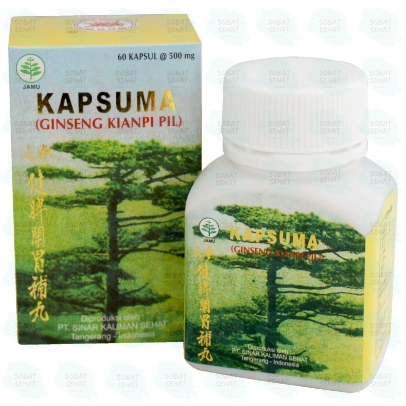 ( Jamu Kianpi Ori ) PENGGEMUK BAN Kapsuma Ginseng Kianpi Pil Isi 60 Kapsul Resmi #kianpi #kianpiorig
