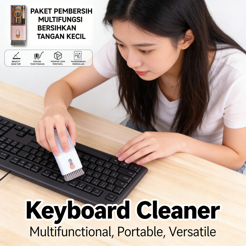 Pembersih 10 in 1 Handphone Smartphone Earphone Earbud Keyboard Laptop 7 in 1 Cleaning Kit Brush Kit