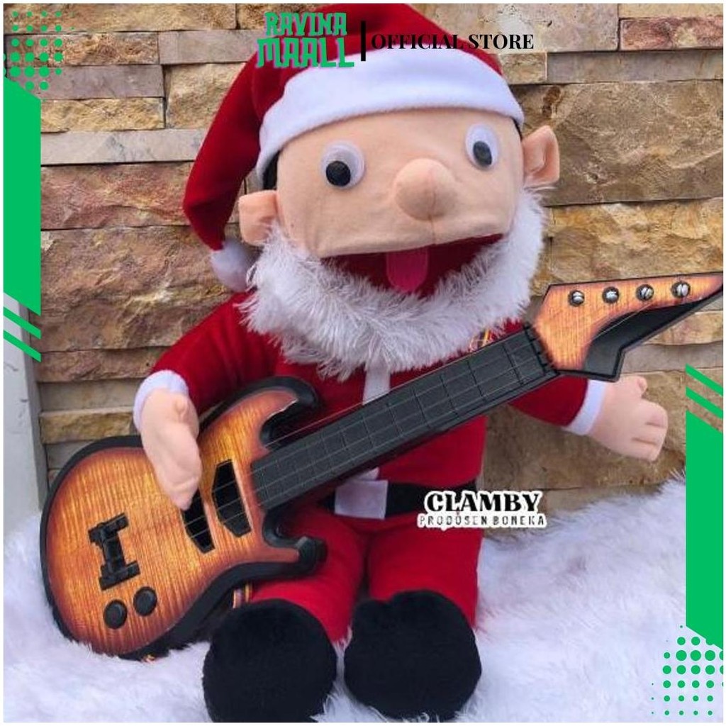Muppet santa claus boneka tangan santa claus boneka natal CI Sale