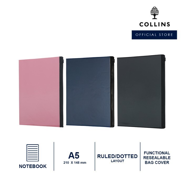 Toysgraphy - Collins Notebook Framework A5 Ruled Agenda Jurnal Planner