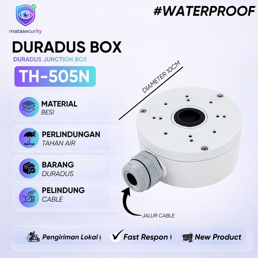 Bracket CCTV Duradus Junction Box TH-505N || Junction Box Duradus