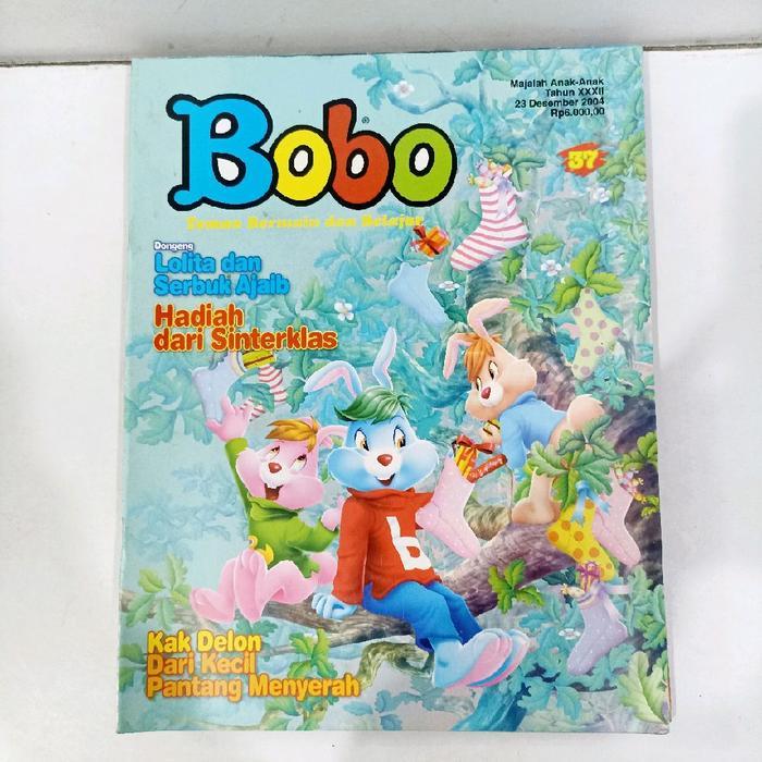 Bobo Majalah Tahun XXXII 33 Desember 2004 - Kak Delon dari kecil pantang menyerah