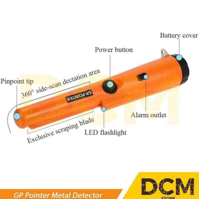Gp Pointer Metal Detektor /Alat Deteksi Logam Metal Emas Perak