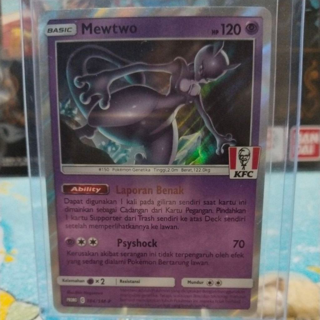 pokemon Mewtwo promo KFC 184/SM-P (ID)