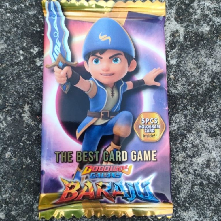 Kartu Boboiboy 5 Kartu kartu mainan anak