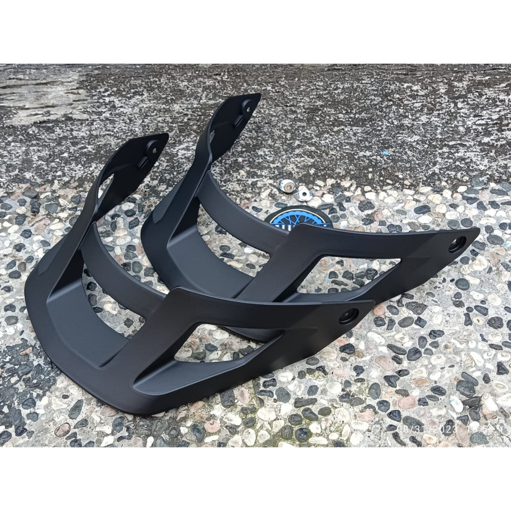 Foto Visor Topi Helm half face sepeda gowes Pelindung Sinar kepala
