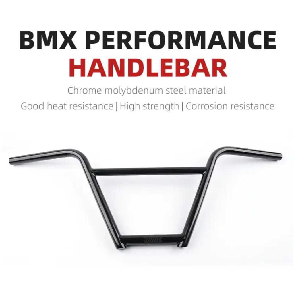 Foto Polso HB09 Performance Bar Handlebar Stang BMX Chrome High Strenght Premium Chromoly 4130 Bicycle 22.2mm 760mm Chrome BMX Bar