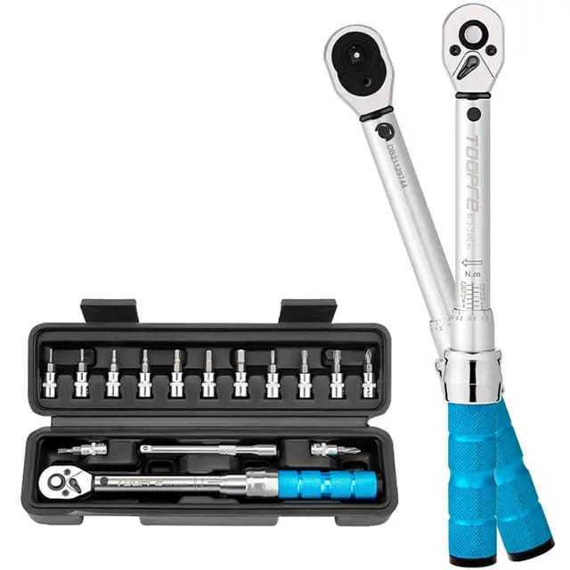Foto Toopre Kunci Alat Torsi Sepeda Torque Wrench Toolset Konci Momen 2-24 Nm