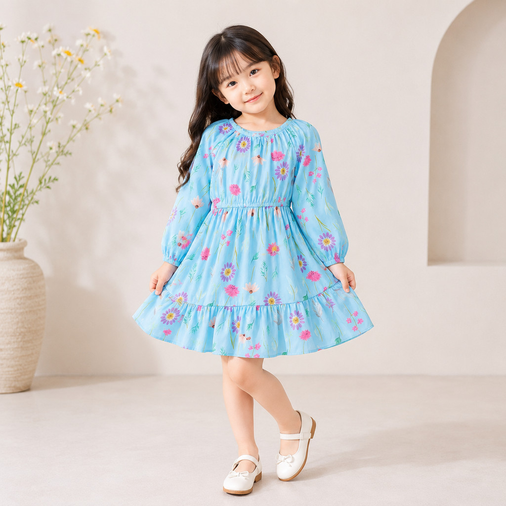 9.9 Super Shopping Day KEN_GIO Tunik Anak AZEL | Baju Tunik Anak Perempuan | Estimasi Usia 6Bulan - 