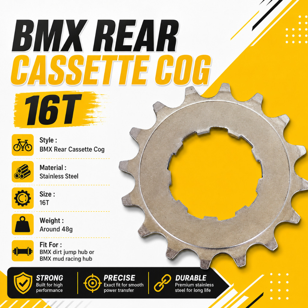 Foto COG Gear Sproket Single Speed Tipe HG Slup 16T Sepeda BMX MTB Fixie
