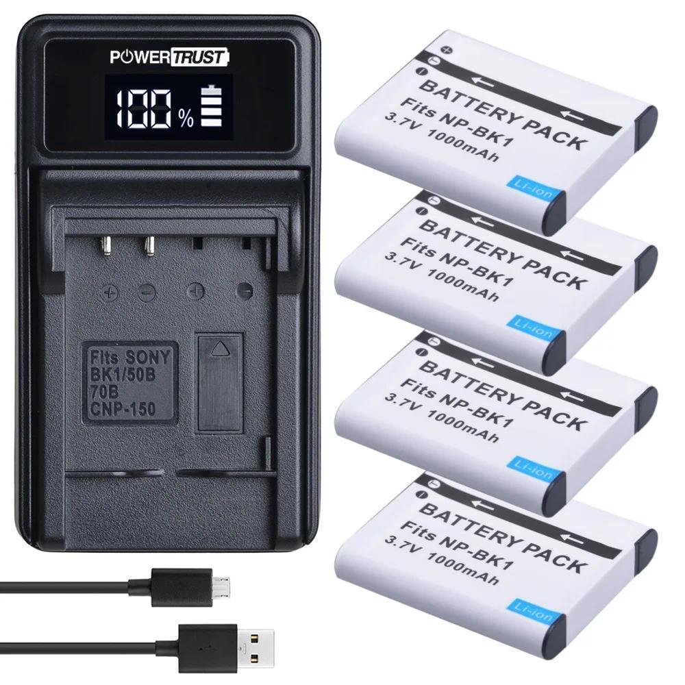 Camera Battery / Charger NP-BK1 for Sony DSC-S750 S780 S950 S850 S980 W180 W190 W370