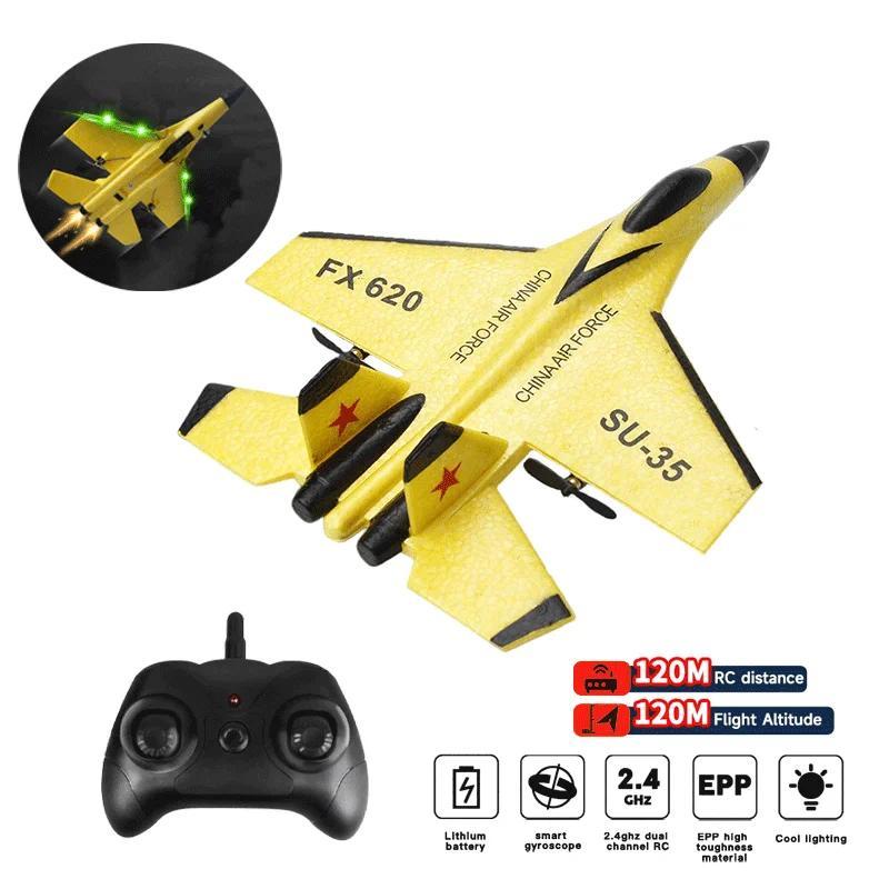 RC Foam Aircraft SU35 Rc Plane 2.4G Radio Control Glider Remote Control Fighter Glider Airplane EPP 
