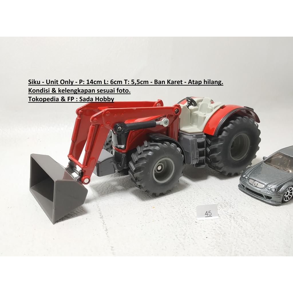 Diecast Siku Tractor Massey Ferguson Red Unit Only Minus