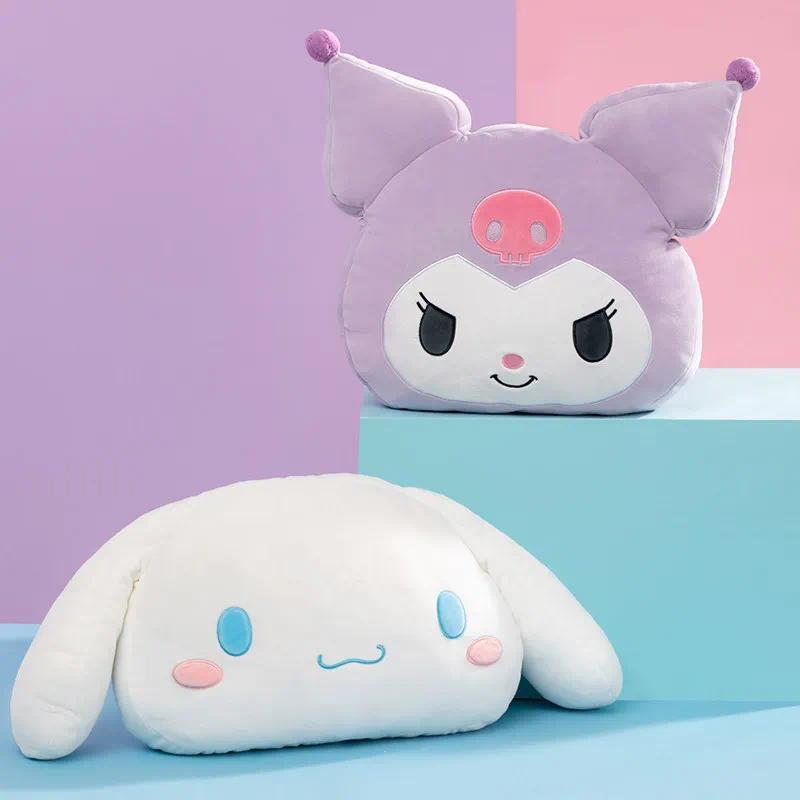 GenuineTOPTOY Sanrio Pillow Kuromi Yugui Dog Big Ear Dog Pillow Doll Plush Gift Birthday Gift for Fr