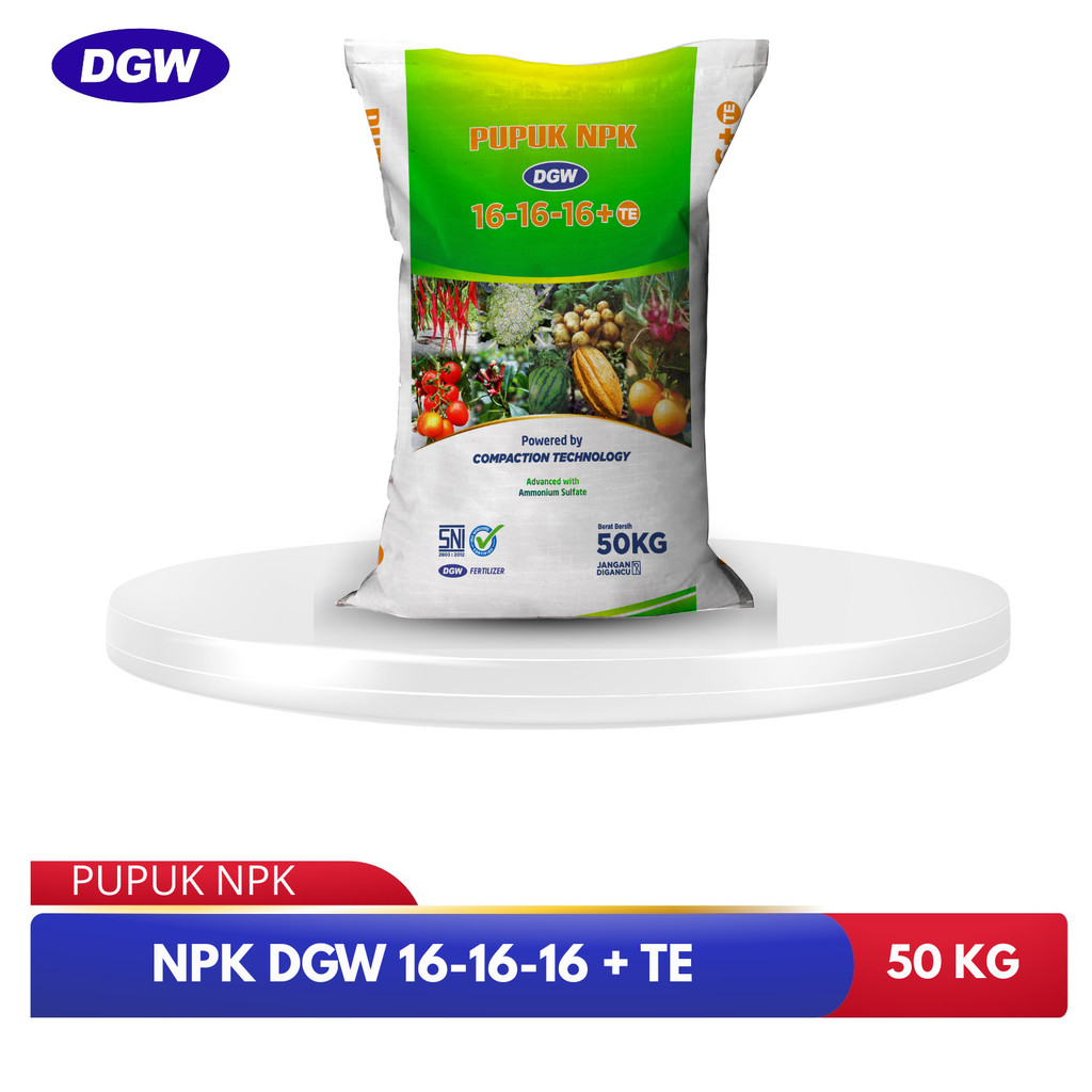 DGW - Pupuk NPK 16-16-16-TE Kemasan 50 KG