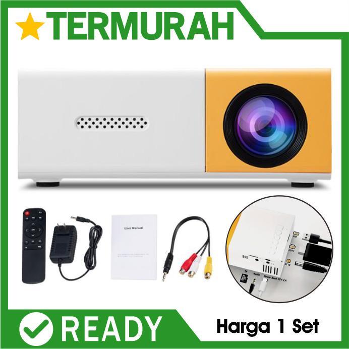 super Mini Proyektor Led YG300 YG-300 YG 300 Portable Home Projector
