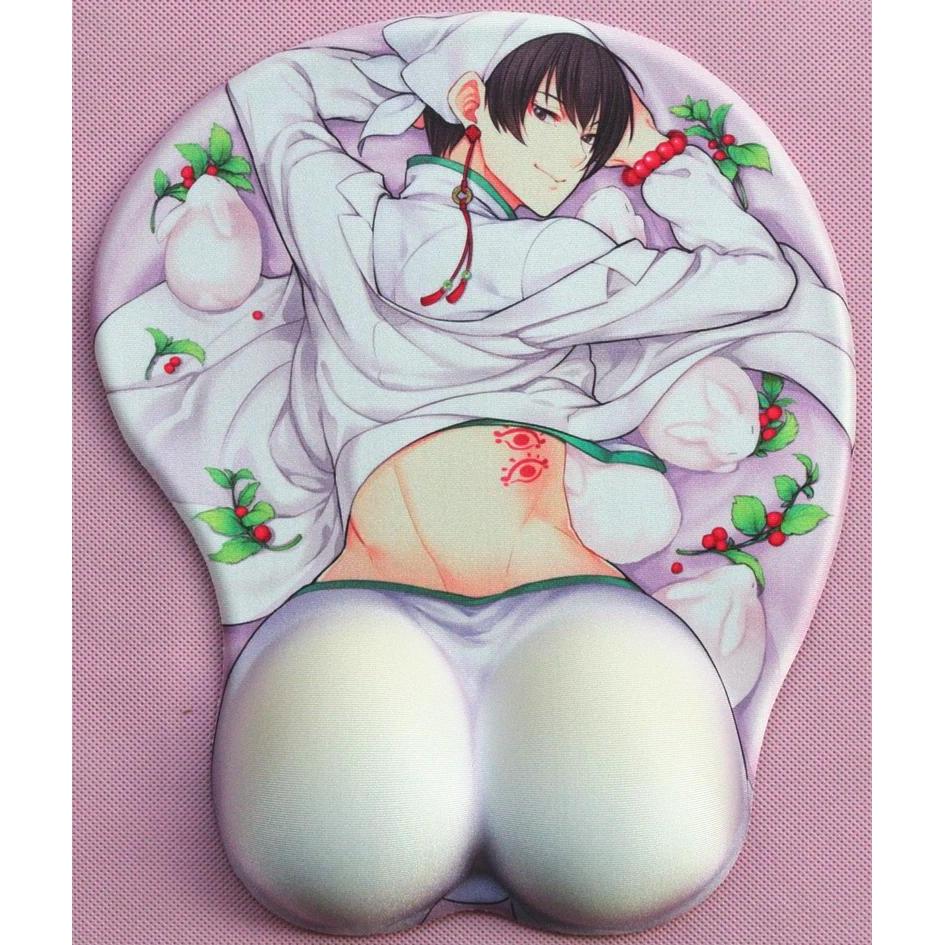 Free Shipping Japanese anime  3 d mouse pad wristbands  Cartoon mouse pad Creative cute mouse pad hi