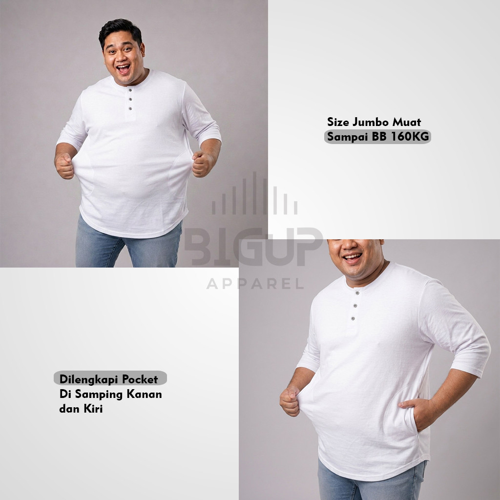Discount Dmb Baju Koko Kurta Ishak Jumbo Kaos Kurta Oversize Pria
