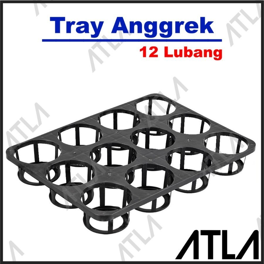 Tray Anggrek 12 Hole Pot Semai Benih Bibit Flexible Seedling KT019