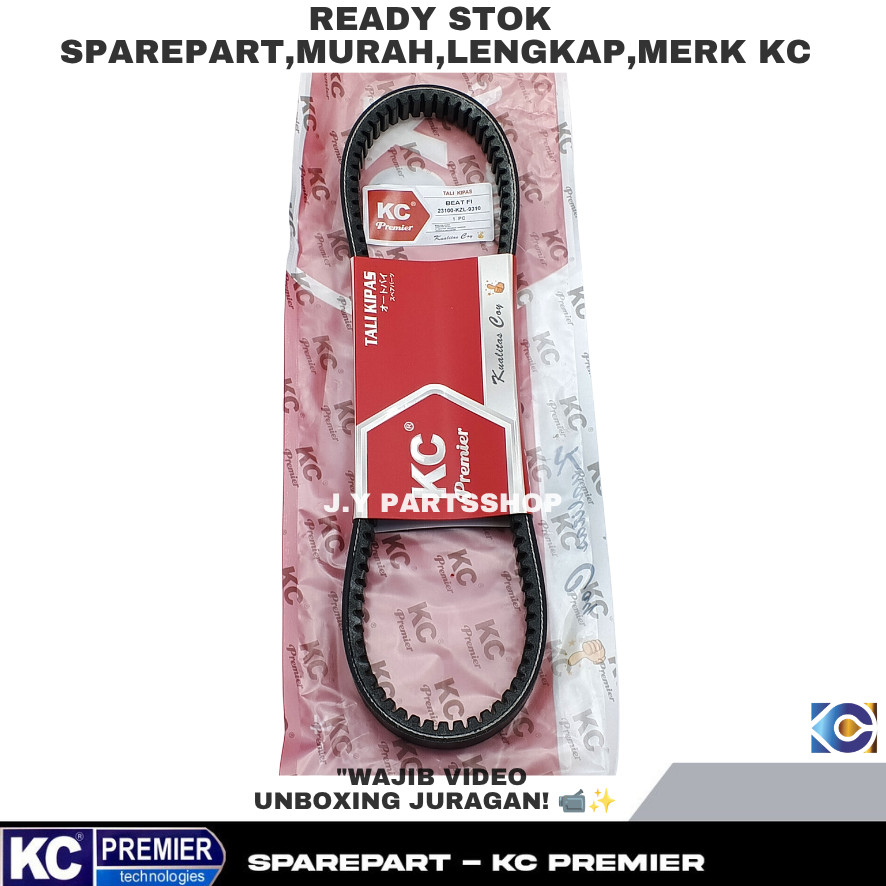 V-Belt Tali Kipas CVT KZL Merek KCP Honda Beat FI Starter Kasar Scoopy FI 23100-KZL-9310-KCP