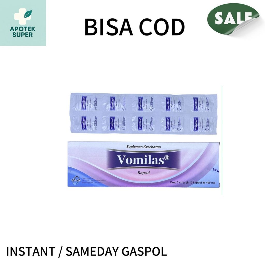 Vomilas Strip Isi 10 Tablet Vitamin Suplemen