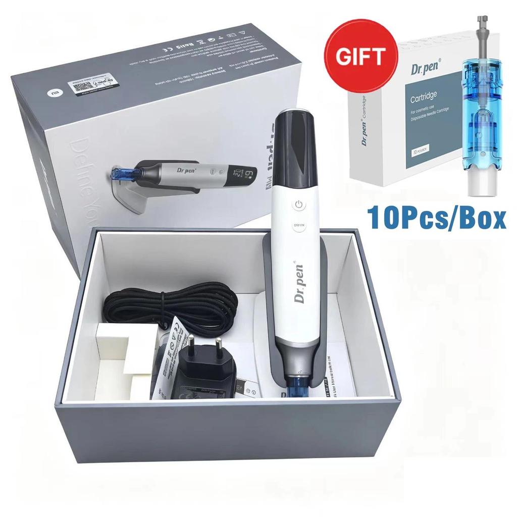 New Arrival Dr.pen M9 intelligent adjustment Microneedling Pen with 2pcs 18pin and 10pcs needles as 