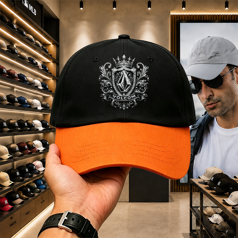 Topi Volcom Distro Original Kualitas Import Snapback Streetwear Kekinian Jahitan Rapi Awet Untuk Seh
