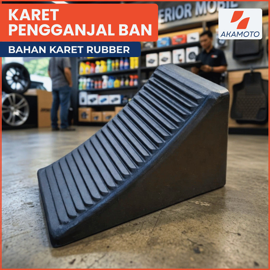 Ganjal Ban Mobil Karet Anti Slip Ganjal Ban Mobil Parkir Pengganjal Ban Mobil Universal