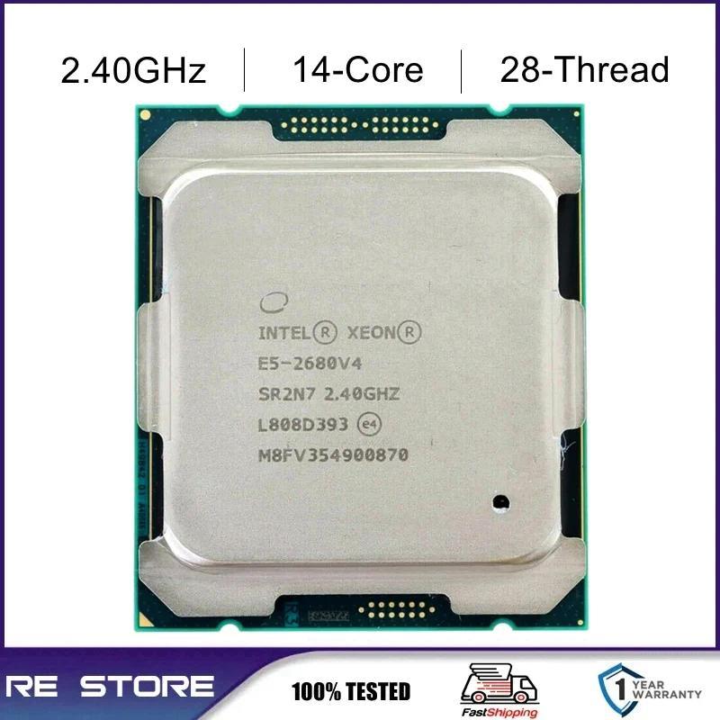 Intel Xeon E5 2680 V4 24GHz 14cores LGA 20113 cpu processor 2680V4