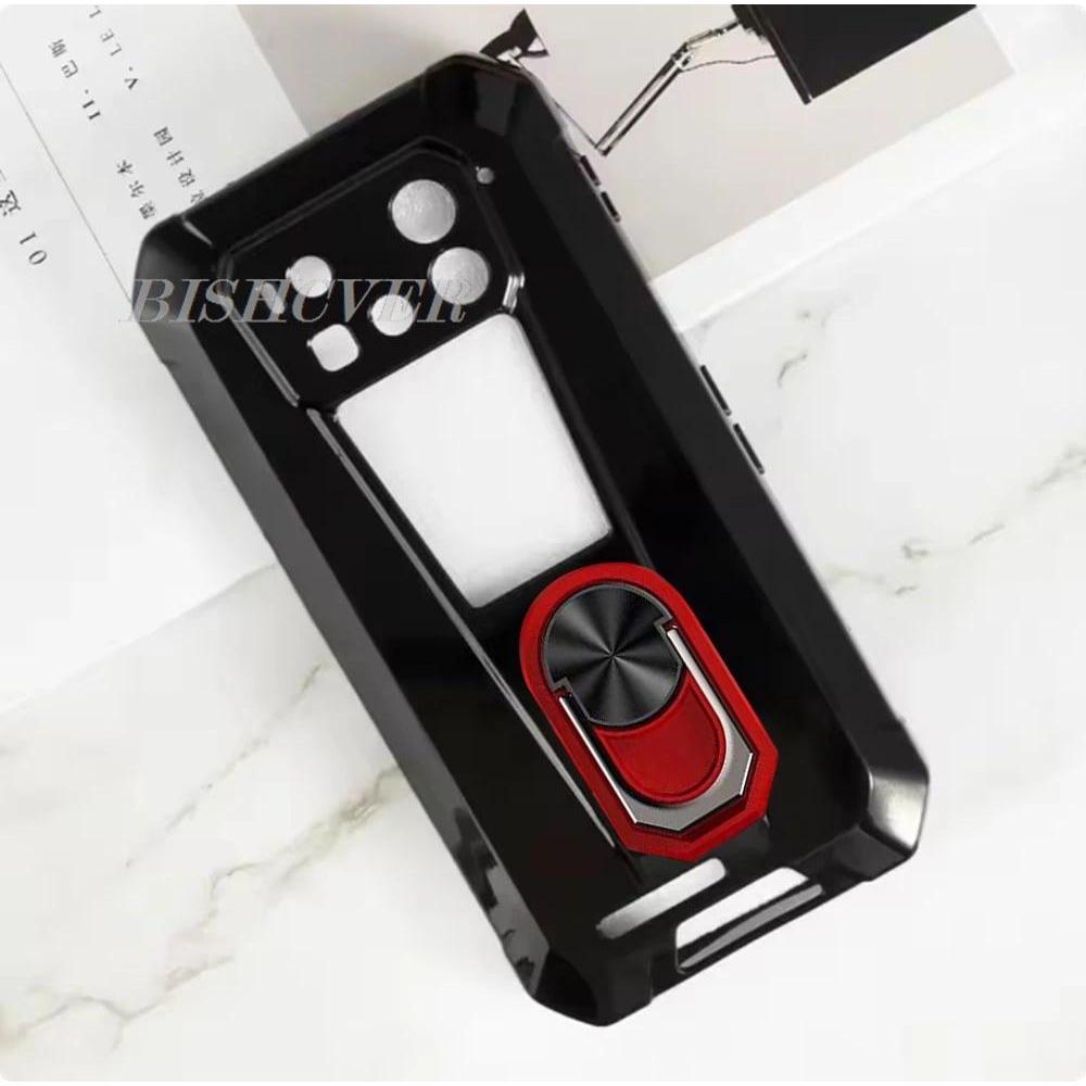 For Unihertz 8849 Tank 4 Pro 6.73" 2025 8849 Tank 4 Pro Back Ring Holder Bracket Case Smartphone TPU