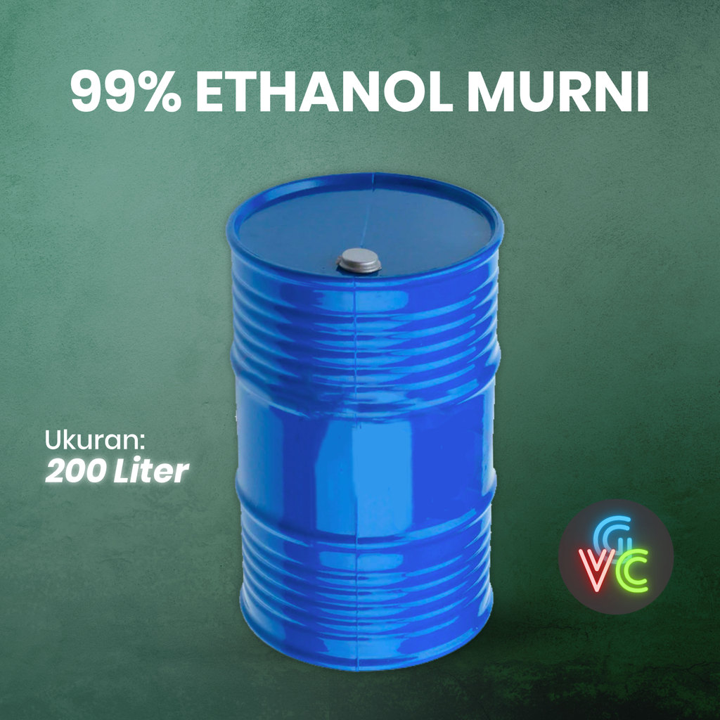 Ethanol Murni 99.8% 200 Liter - GVCSupply - Alkohol Ethanol Murni