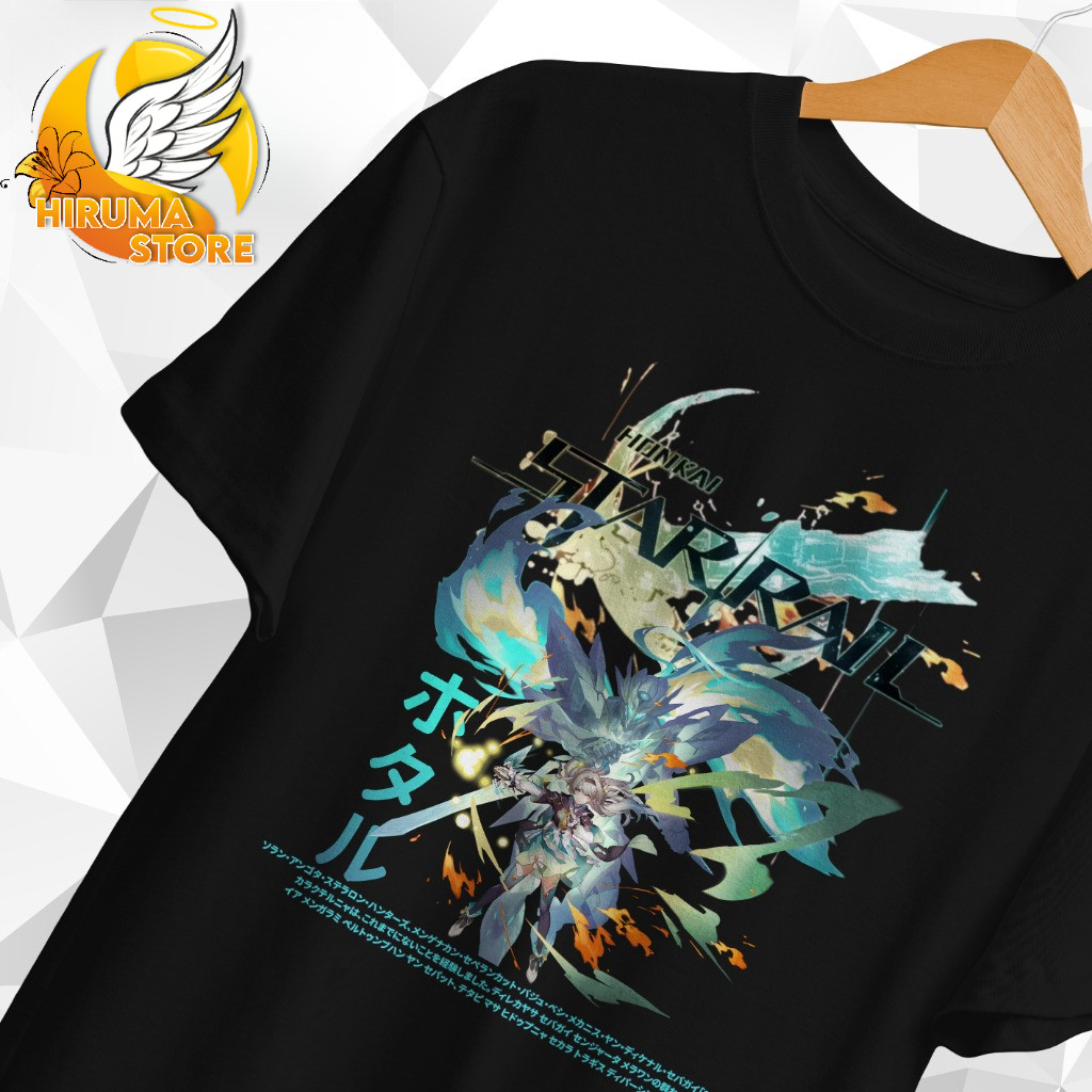 KAOS DISTRO PRIA WANITA DEWASA | HOTARUN FIREFLY HONKAI STAR RAILS V1 KAOS ANIME GAME - Cutton Combe