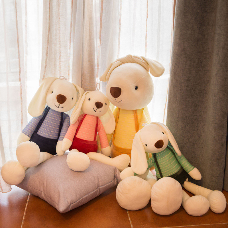 Sugar Bunny Plush Toy Long-Eared Rabbit Doll Stuffed Animal Rag Doll