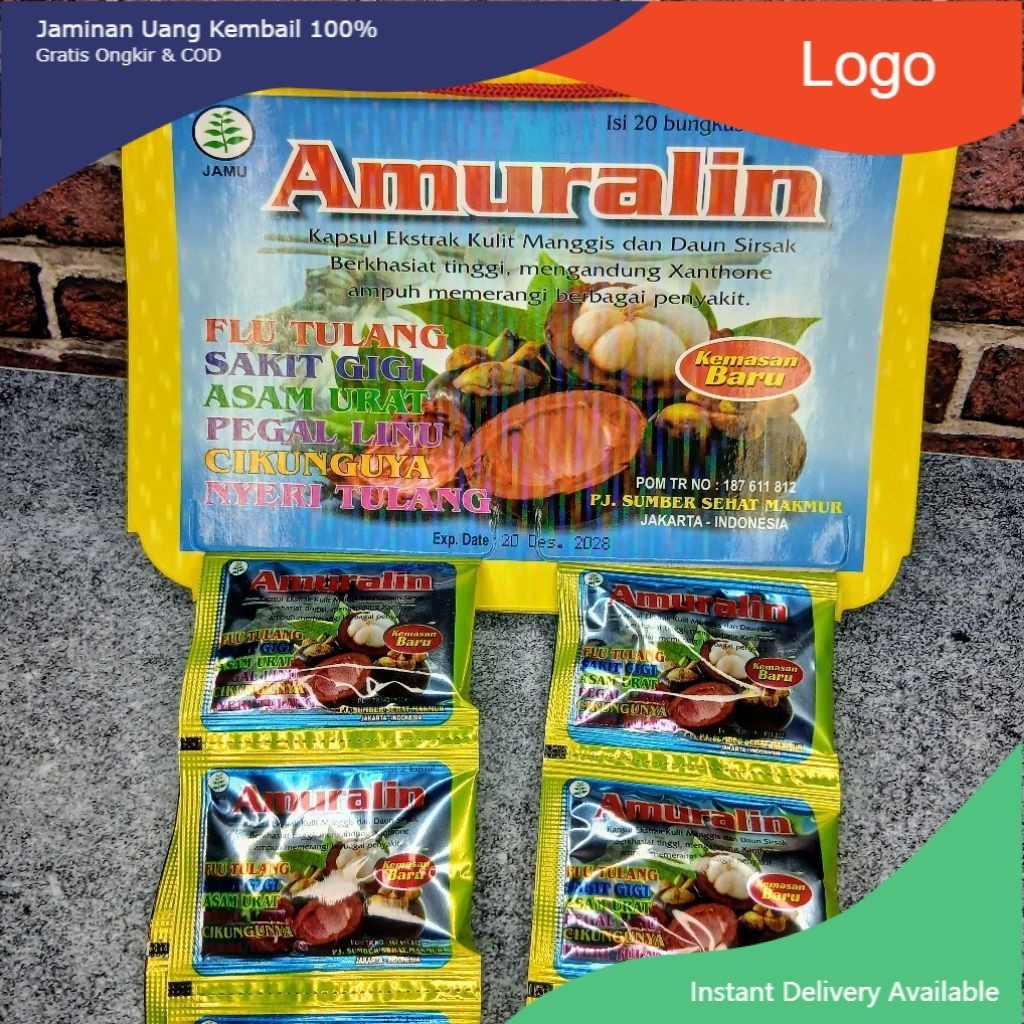 [FLW] original 100% Jamu Kapsul Amuralin
