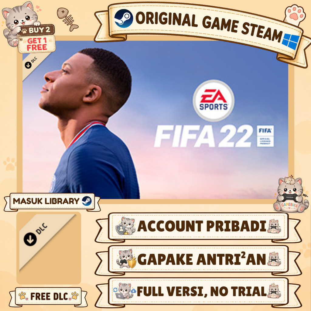 FIFA 22 Game Steam - Games PC Laptop Windows
