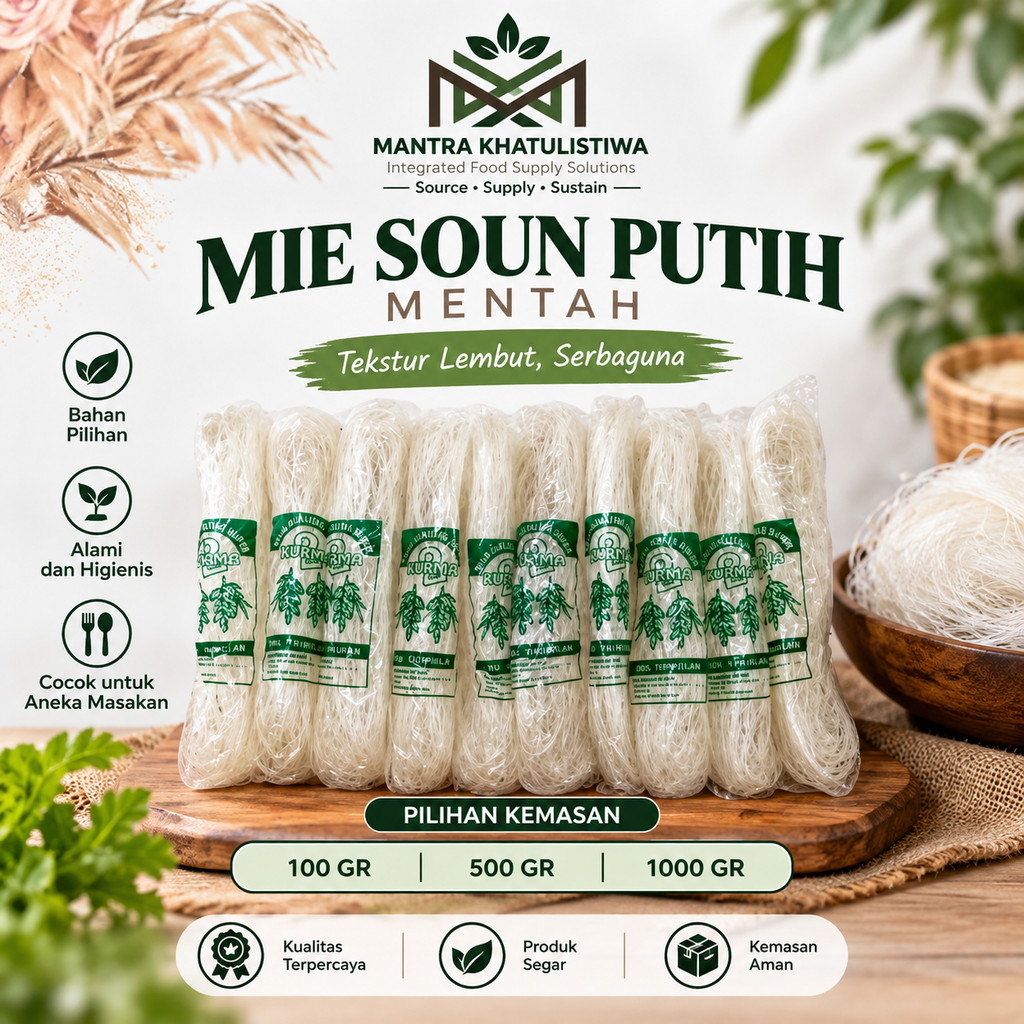 SOUN MENTAH PUTIH MIE SOHUN MENTAH PUTIH