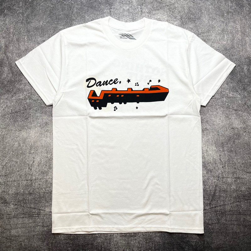 Tshirt ALI RADIO - DANCE HABIBI WHITE  Cotton combad 24s Unisex