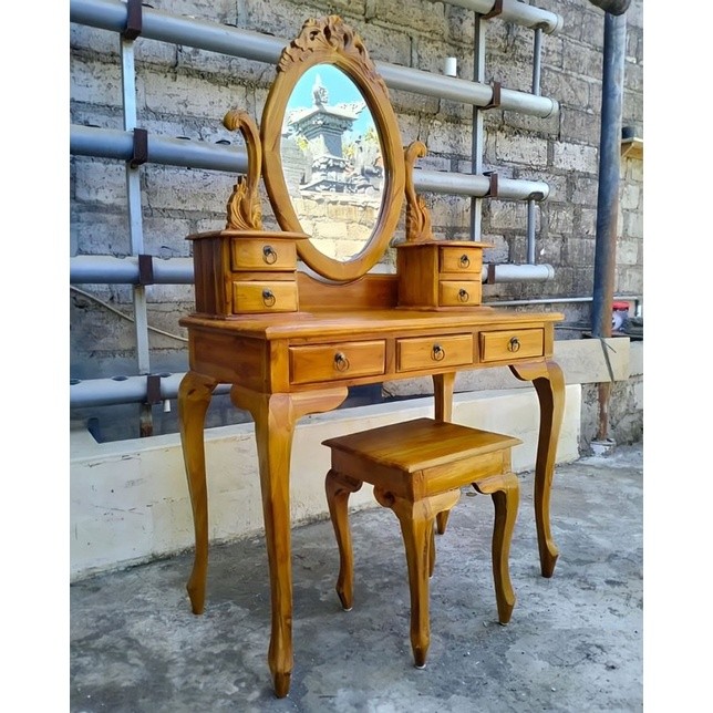 MEJA RIAS KARTINI / MEJA RIAS / MEJA RIAS TRADISIONAL / TOLET KACA /MEJA CERMIN