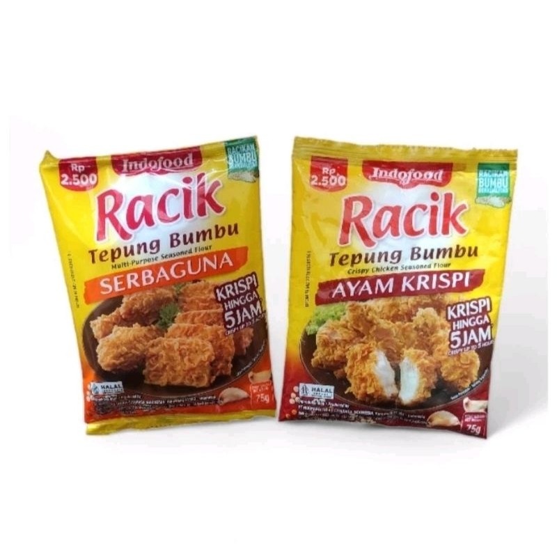 

racik tepung bumbu serbaguna / ayam krispi 75 gram