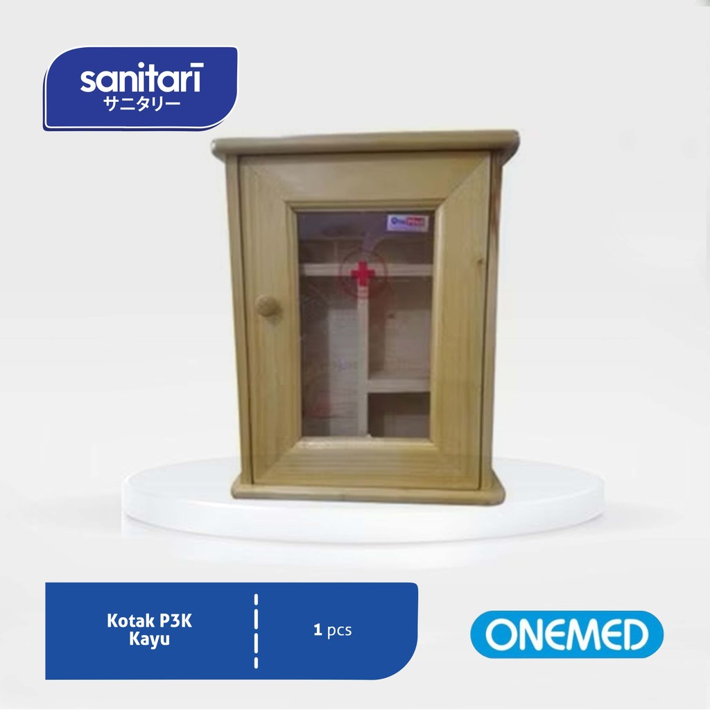 Kotak P3K Kayu Onemed First Aid Box P3K Kayu Kotak P3K Onemed Kayu