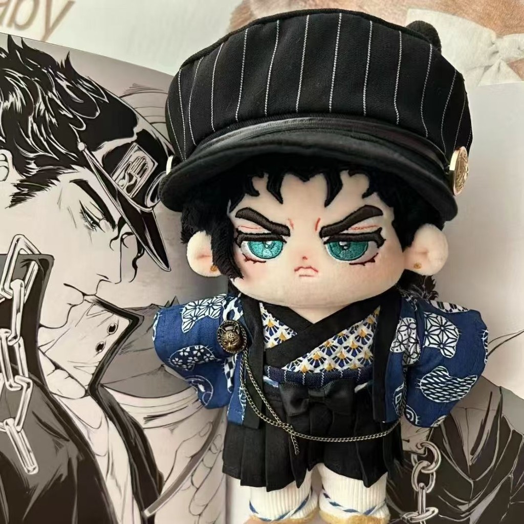 20 cm JoJo's Bizarre Adventure JoJo Plushies Figure Soft Plush Dress Up Doll Body Ears Cosplay Props