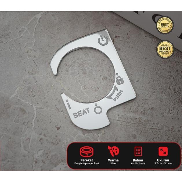 COVER KUNCI VARIO 150 2019 KEYLESS EMBLEM KUNCI KONTAK SCOOPY 2020