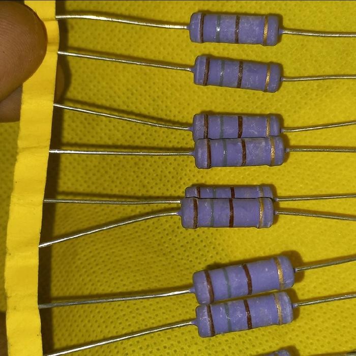 resistor 180r 3w ungu original japan R 180ohm 3 watt w 3watt 180 ohm Fajar
