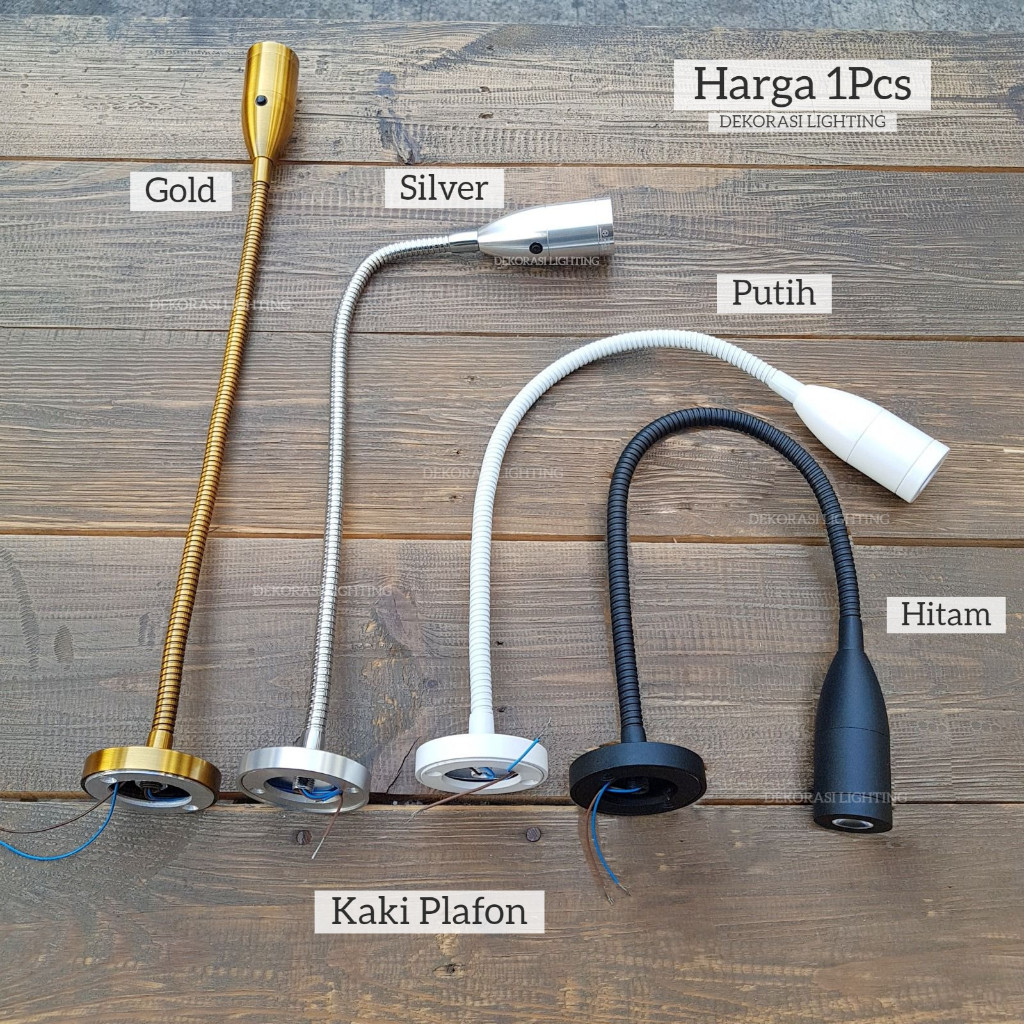 LAMPU DINDING LAMPU BACA WALL LAMP BED LIGHT FLEXIBLE SPIRAL
