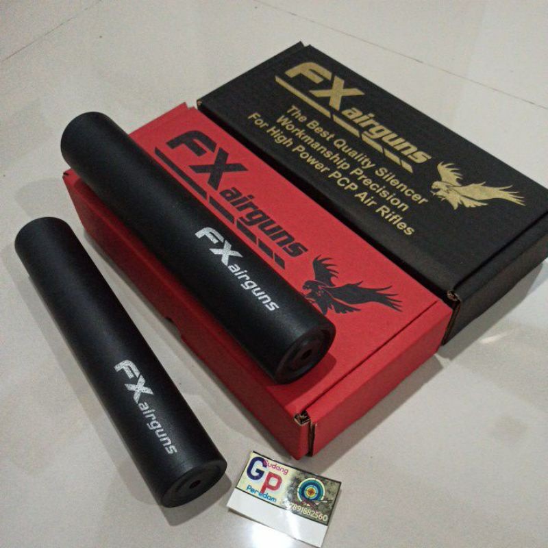 peredam/ silencer FX airguns, od38 panjang 20cm, buat PCP josss
