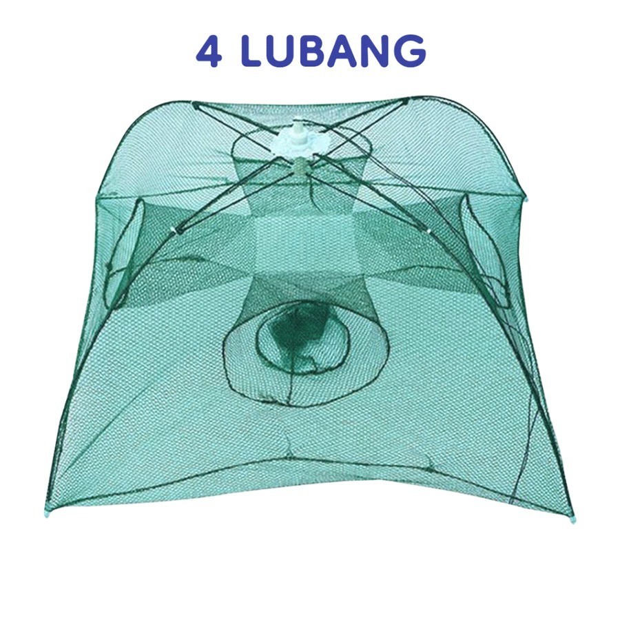 Perangkap Bubu Payung 6 Lubang Alat Jaring Pancing Jala Ikan Udang Kepiting