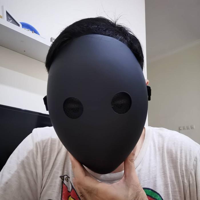 topeng custom unik wajah panci wajan topengkoe