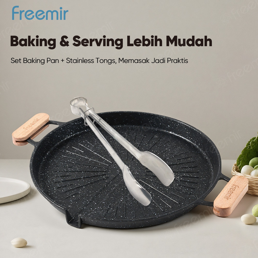 [OFFICIAL] Baru freemir Grill Pan  FREE Capitan Hitam Baking Pan